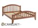 Ліжко односпальне Camelia Меліса 120х190 см дуб колір: Яблуня (олія)