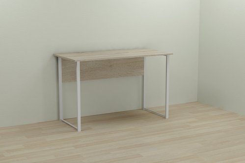 Комп'ютерний стіл Ferrum-decor Курт 75x100x60 білий ДСП Дуб Сонома 16мм
