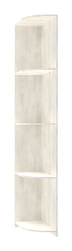 Угловой элемент для шкафа купе Doros Сити Лайт Белое дерево 60х30х225