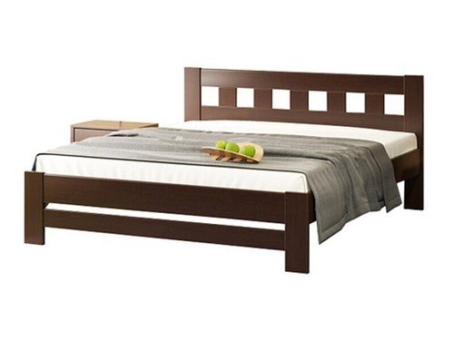 Ліжко двоспальне Camelia Сакура 160х200 см бук колір: Білий (лак)