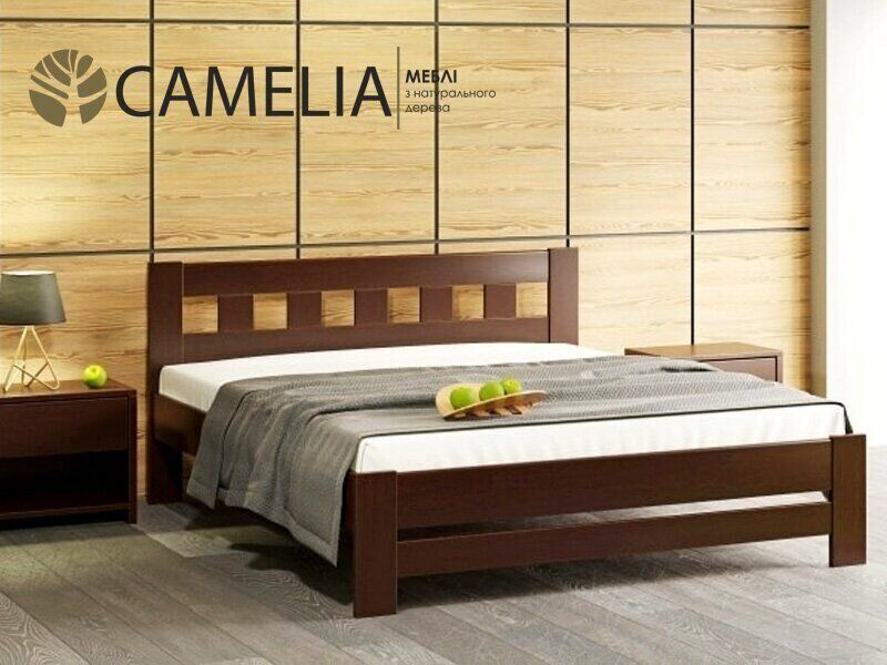 Ліжко односпальне Camelia Сакура 90х190 см бук колір: Білений (олія)