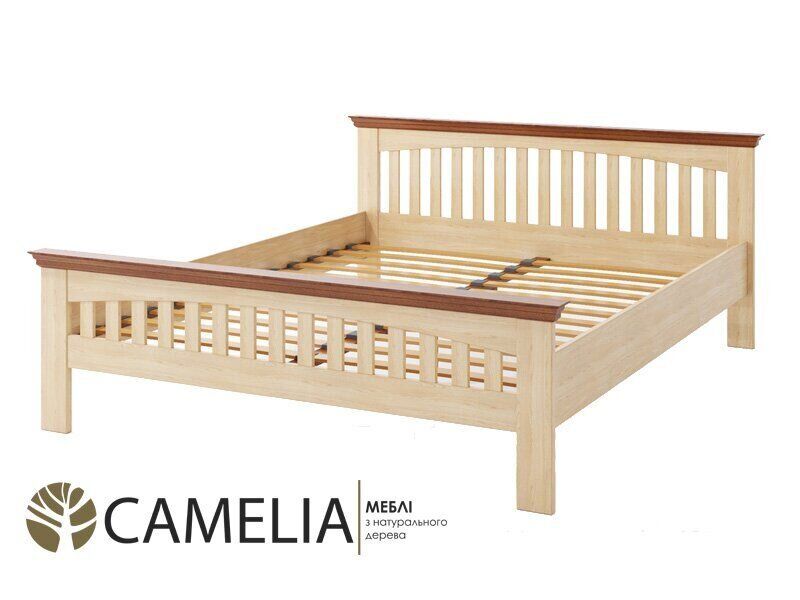 Ліжко односпальне Camelia Лаванда 120х190 см дуб колір: Білений (олія)