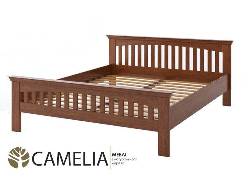 Ліжко односпальне Camelia Лаванда 120х190 см бук колір: Яблуня (олія)