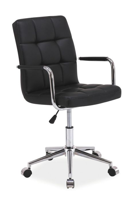 Кресло поворотное Q-022 черное