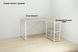 Компьютерный стол Ferrum-decor Майк 75x100x70 белый ДСП Дуб Сонома 16мм