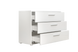Комод 3ш Пріма 1202x813x446 білий лак