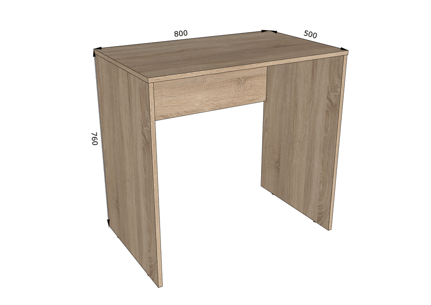 Компьютерный стол Moreli SТ0023 80x50x76 Дуб Сонома