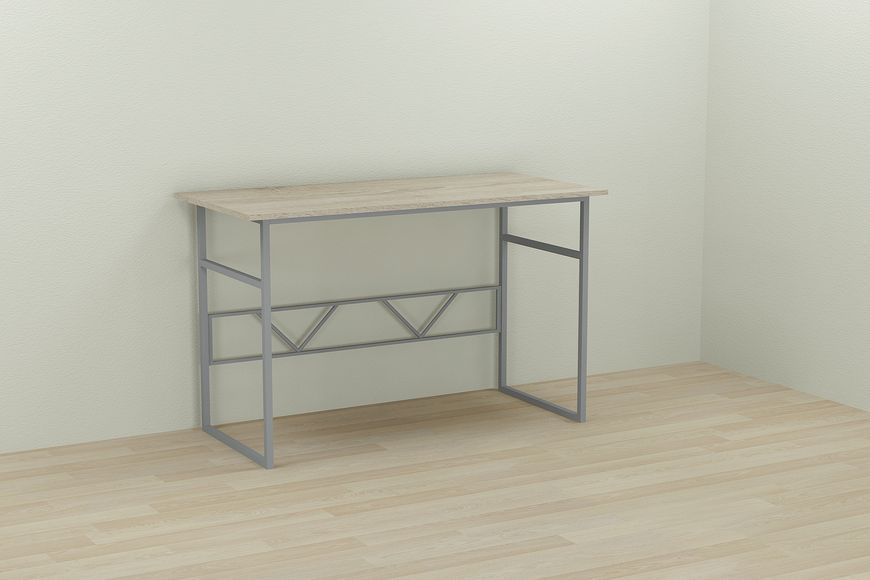 Комп'ютерний стіл Ferrum-decor Раян 75x140x70 сірий ДСП Дуб Сонома 16мм