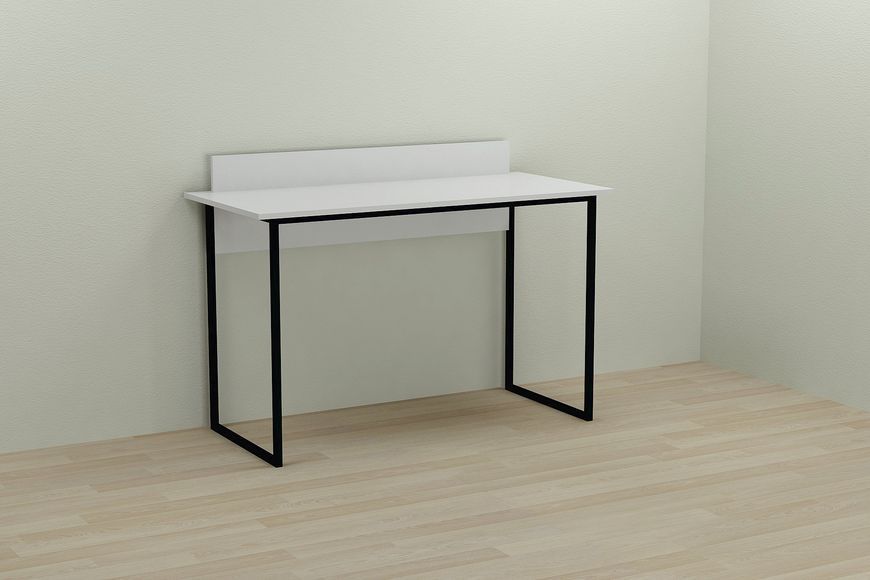 Компьютерный стол Ferrum-decor Скай 75x140x60 черный ДСП Белое 16мм