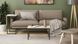 Стіл журнальний приставний Террі Комбо Ferrum-decor 345x662x440 Чорний метал ДСП Дуб Сонома 16 мм (TERRIK004)