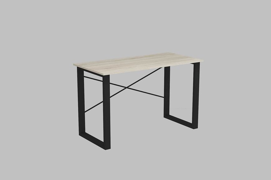 Письмовий стіл Ferrum-decor Драйв 750x1000x600 Чорний метал ДСП Дуб Сонома 16 мм (DRA004)