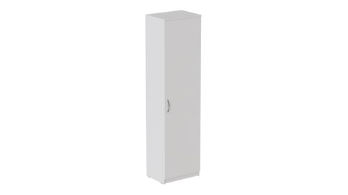 Пенал Анжело Ferrum-decor на 5 полок с дверью 1900x500x380 ДСП Белый 16 мм (ANG1049)