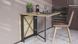 Стіл-книжка трансформер Оріон 2 Ferrum-decor 750x1520x730 Чорний метал ДСП Дуб Сонома 16 мм (ORI204)