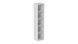 Пенал Анжело Ferrum-decor на 5 полок 1900x400x380 ДСП Белый 16 мм (ANG1000)