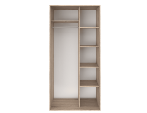 Шафа-купе 2 двері Дзеркало/Дзеркало Standart 1000x600x2000