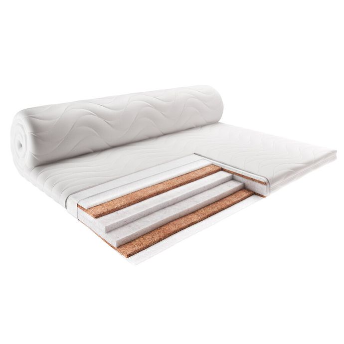 Тонкий матрац-футон Usleep Sleep Roll Ultra Kokos 70x200