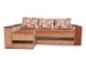 Угловой диван Рио 142х190 см, обивка ткань: 1
