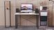 Компьютерный стол Ferrum-decor Дейв 75x120x60 черный ДСП Белое 16мм