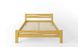 Ліжко Stemma Хвиля 160х200, з шухлядами, колір Горіх темний