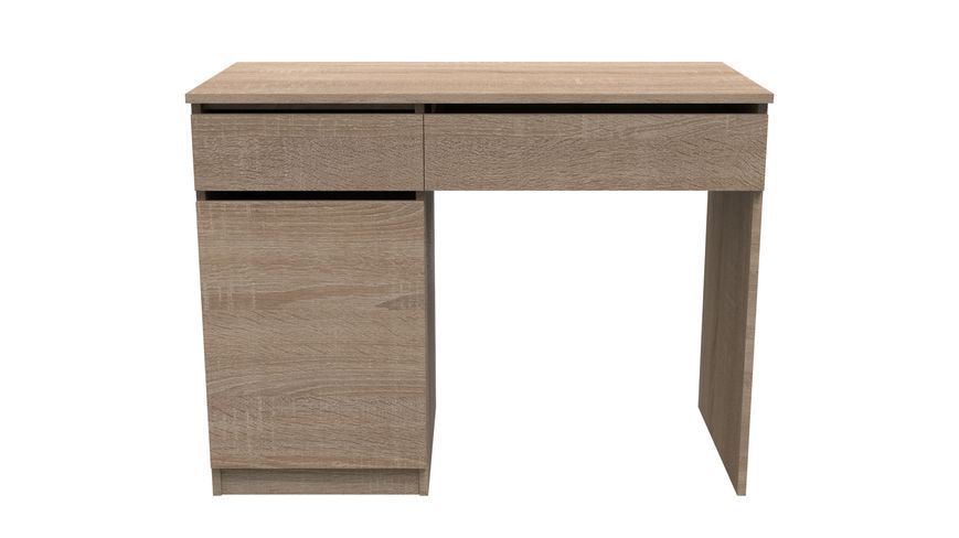 Стол компьютерный Вито Ferrum-decor 750x1000x400 ДСП Дуб Сонома 16 мм (STO404)