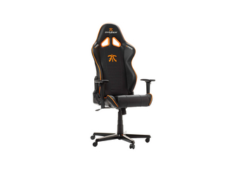 Крісло для геймерів DXRACER RACING OH/RZ58/N FNATIC Special Edition (черное/оранжевие вставки)