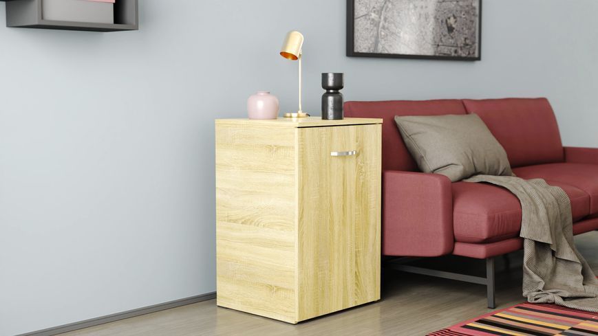 Стіл-тумба трансформер Смарт 1/2 Ferrum-decor 750x1450x600 ДСП Дуб Сонома 16 мм (SMART011)