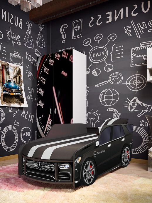 Кровать-автомобиль Mercedes "PREMIUM" P006