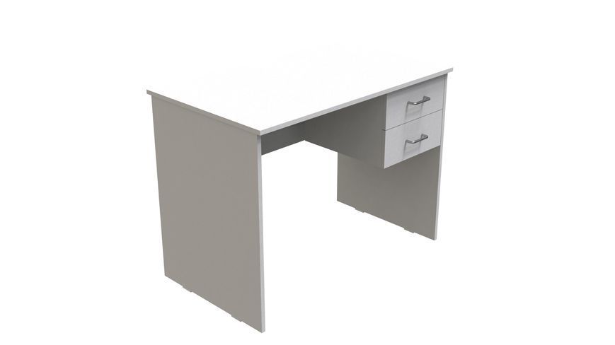 Стол компьютерный Винсент Ferrum-decor 750x1000x600 ДСП Белый 16 мм (ST401)