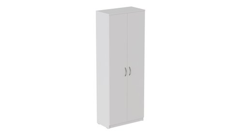 Шкаф Анжело Ferrum-decor на 5 полок 2 двери 1900x700x380 ДСП Белый 16 мм (ANG2049)
