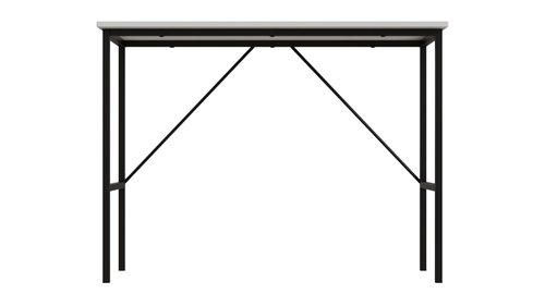 Стол письменный TIME Тайм Ferrum-decor 750x1000x600 Черный металл ДСП Белый 16 мм (TIME108)