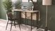 Стол-книжка трансформер Орион 3 Ferrum-decor 750x1150x880 Черный металл ДСП Дуб Сонома 16 мм (ORI304)