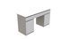 Компьютерный стол Вито 2 Ferrum-decor 750x1400x500 ДСП Белый 16 мм (STO415)
