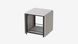 Стіл журнальний трансформер Куб Комбо Ferrum-decor 540x532x500 Чорний метал ДСП Білий 16 мм (KUB001)