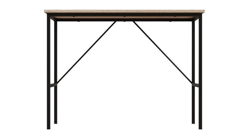 Стіл письмовий TIME Тайм Ferrum-decor 750x1000x600 Чорний метал ДСП Дуб Сонома 16 мм (TIME111)