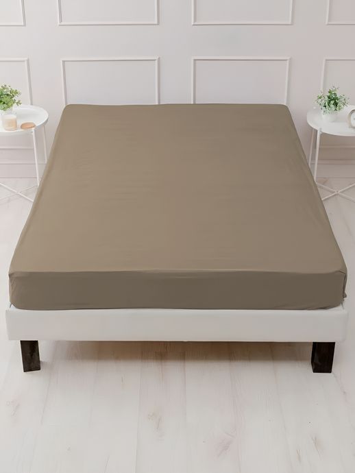 Простынь на резинке Good-Dream microfiber Mokko 160х200 см