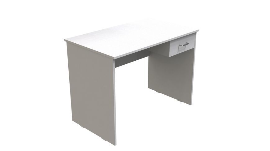 Стол компьютерный Бад Ferrum-decor 750x1000x600 ДСП Белый 16 мм (ST301)