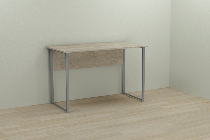 Компьютерный стол Ferrum-decor Курт 75x100x70 серый ДСП Дуб Сонома 16мм