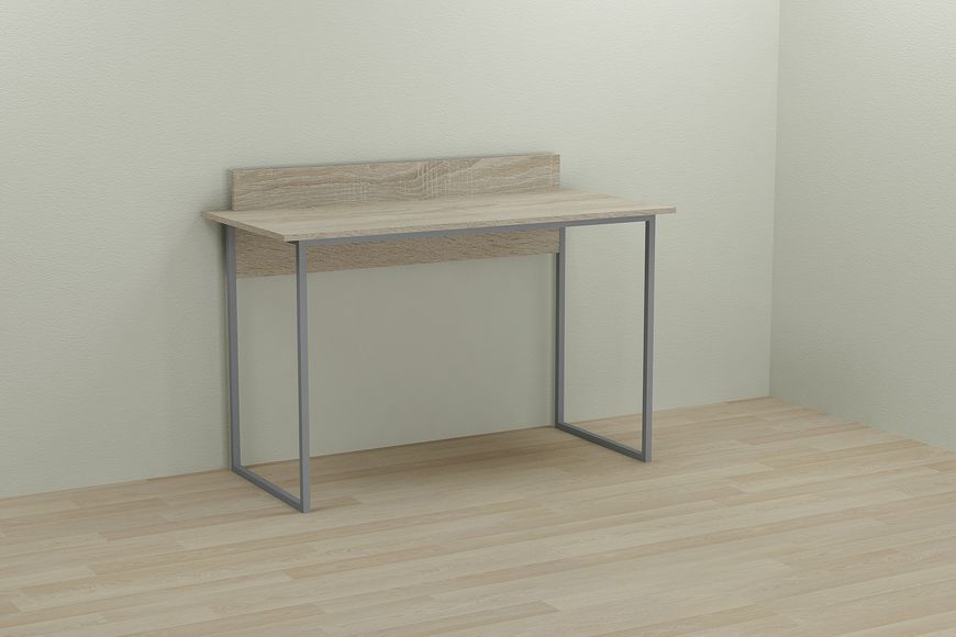 Компьютерный стол Ferrum-decor Скай 75x100x70 серый ДСП Дуб Сонома 16мм