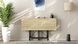 Стол-книжка трансформер Спайдер Ferrum-decor 750x1150x880 Черный металл ДСП Дуб Сонома 16 мм (SPAR004)