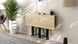 Стол-книжка трансформер Спайдер Ferrum-decor 750x1150x880 Черный металл ДСП Дуб Сонома 16 мм (SPAR004)