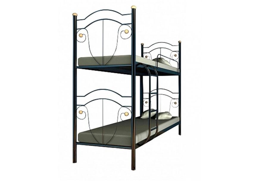 Двоярусне ліжко Діана 90х200 - Основа під матрац: Метал, 9 см