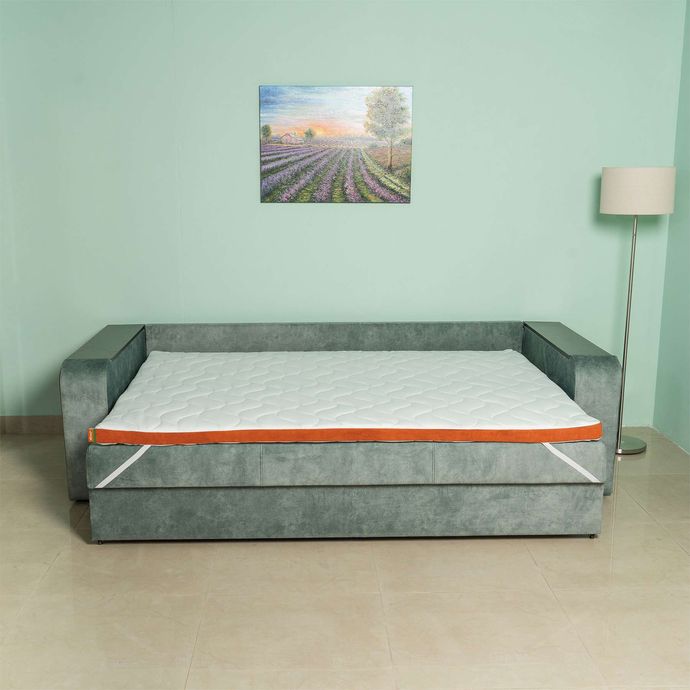 Розпродаж складу! Тонкий матрац-топер ORANGE Paradise Double 110х190 см