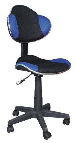 Крісло поворотне Q-G2 синє / чорне