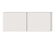Антресоль двухдверная Оскар 100x40x50 Серая мышка