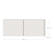 Антресоль двухдверная Оскар 100x40x50 Серая мышка