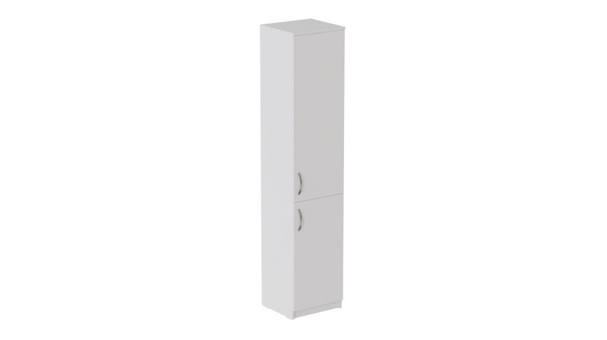 Пенал Анжело Ferrum-decor на 5 полок с 2 дверями 1900x400x380 ДСП Белый 16 мм (ANG1021)