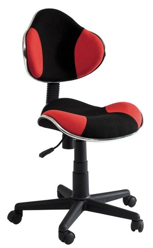 Крісло поворотне Q-G2 червоне / чорне