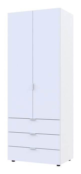 Шкаф для одежды Гелар Doros Белый 2 ДСП 77,5х49,5х203,4