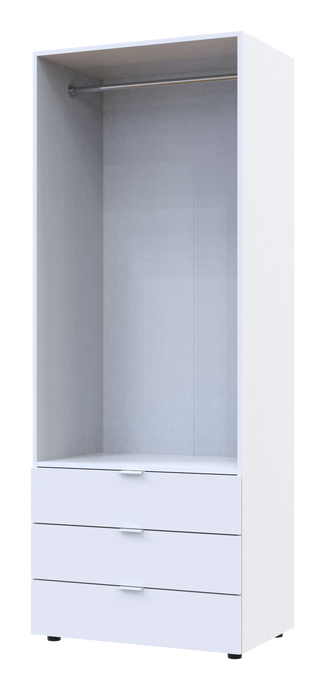 Шкаф для одежды Гелар Doros Белый 2 ДСП 77,5х49,5х203,4