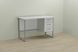 Комп'ютерний стіл Ferrum-decor Гаррі 75x120x60 сірий ДСП Біле 16мм